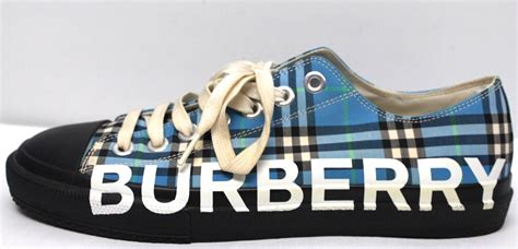 burberry larkhall sneakers men's|Burberry Men's Larkhall Logo Vintage Check Low Top Sneakers .